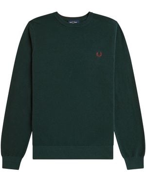 Fred Perry Jersey With Logo - Green