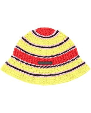 Stella McCartney Crochet Bucket Hat - White