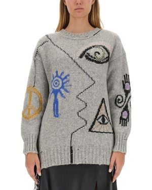 Stella McCartney Artwork Comfort Fit Shirt - Grey