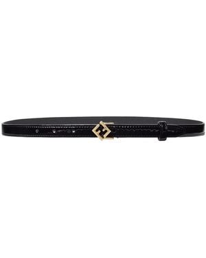 Fendi "Ff Diamonds" Belt - Black