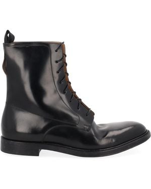 Maison Margiela Leather Boots - Black