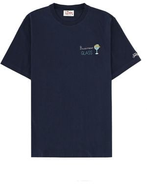 MC2 Saint Barth Classic Cotton T-Shirt For - Blue
