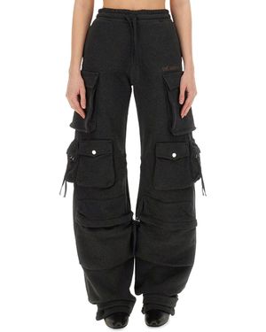 The Attico Cargo Trousers - Black