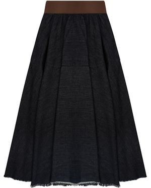 Nine:inthe:morning Gonna Midi "Eugenia" - Black