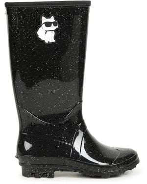 KARL LAGERFELD Rain Boots - Black