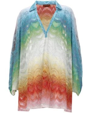 Missoni Caftano Copricostume - Blue