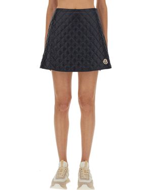 Moncler Quilted Skirt - Blue