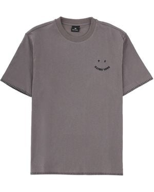 Paul Smith T-Shirt "Happy" - Grey