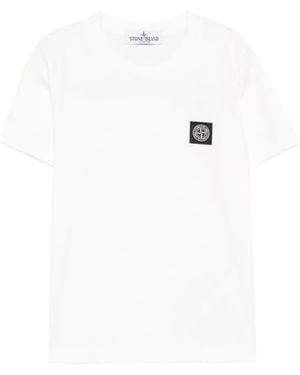 Stone Island T Shirt With Logo - White