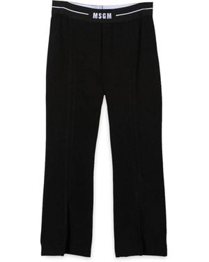 MSGM Pantaloni Punto Milano - Nero