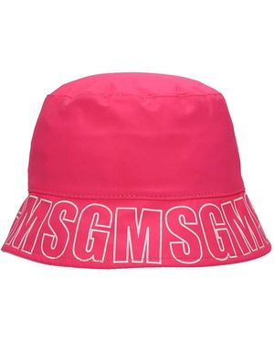 MSGM Cloche Hat - Pink