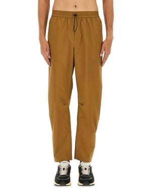Autry Rain Tech Nylon Pants - Natural