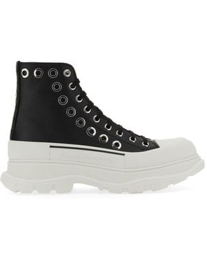 McQueen Joey Trainer With Eyelets (3.6 Cm Sole) - White