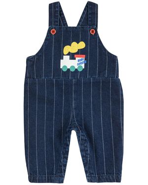 Bobo Choses "Choo Choo" Suspender Trousers - Blue