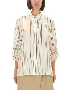 Paul Smith Signature Stripe" Shirt - Natural