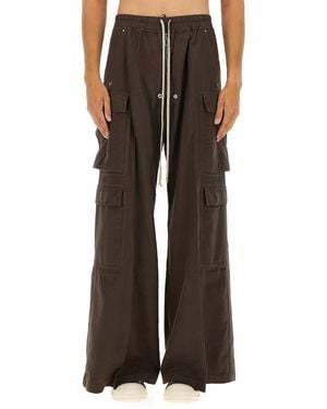 Rick Owens Double Cargo Jumbo Belas" Pants - Brown