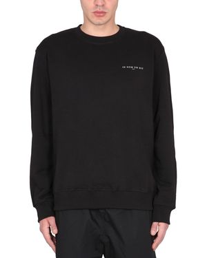 ih nom uh nit Sweatshirt With Print - Black