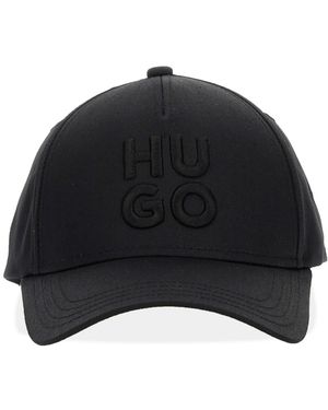 HUGO Cappello Da Baseball Con Logo - Black