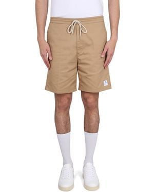 Department 5 Drawstring Bermuda Shorts - Natural