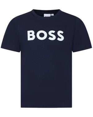 BOSS T-Shirt Logo - Blue