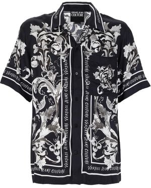 Versace Jeans Couture Camicia Con Stampa - Black