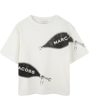 Marc Jacobs Logo Print T Shirt - White