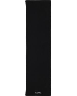 A.P.C. Wool Scarf - Black