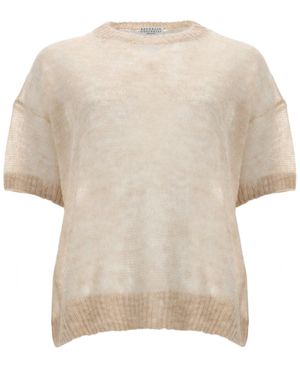 Brunello Cucinelli Maglia - Natural