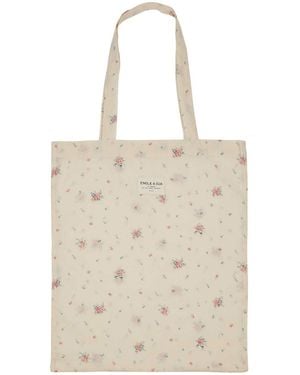 Emile Et Ida Tote Bag Floreal - Natural