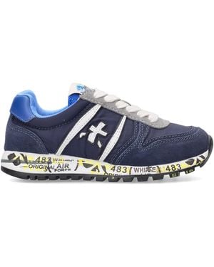Premiata Will Be Logo Low-Top Trainers - Blue