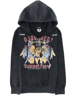 DSquared² Sweatshirt With Print - Black