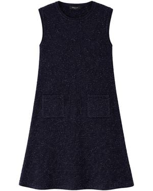 Fabiana Filippi Mini Dress With Sequins - Blue