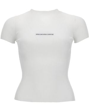 Alexander Wang Tops With Logo - White