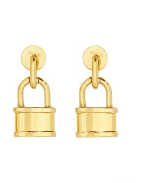 Patou Extra Small Earrings With Padlock - Metallic