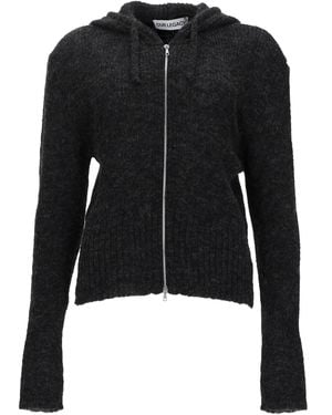 Our Legacy Maglia "Compact" Con Zip - Black