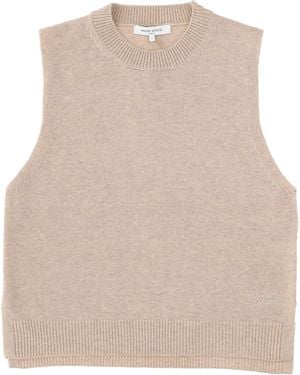 Maison Kitsuné Wool Vest - Natural
