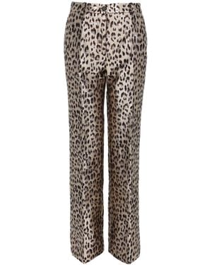 P.A.R.O.S.H. P. A.R. O. H. Pantalone Con Motivo Animalier - Multicolor
