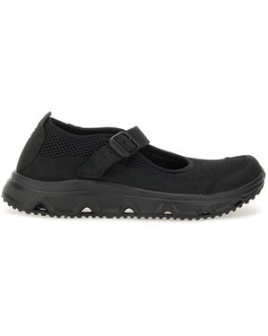 Salomon Fabric Leather Ballerinas - Black