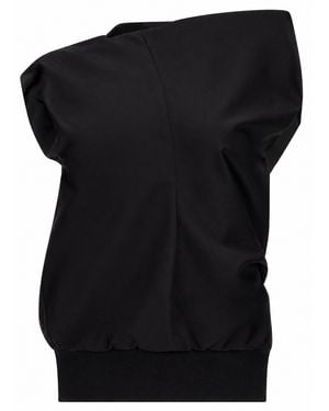 Sacai Top Asimmetrico - Black