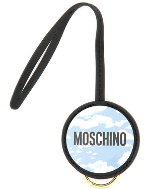 Moschino Mini Leather Keychain - Multicolor
