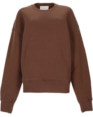 Ami Paris Felpa Con Logo - Brown