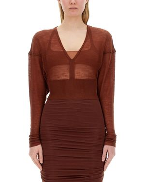 Rick Owens Maglia - Rosso
