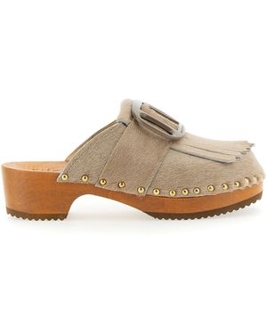 Jejia Seberg Leather Sandal - White