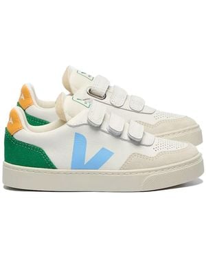 Veja "V-90" Logo Sneaker - Blue