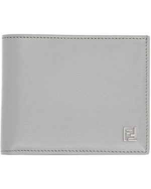 Fendi Portafoglio "Squared Ff" - Gray