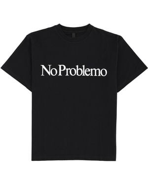 No Problemo T-Shirt With Logo - Black