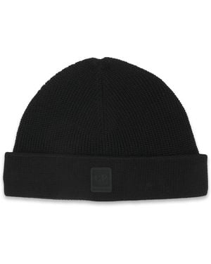C.P. Company C. P. Company Berretto Con Logo - Black