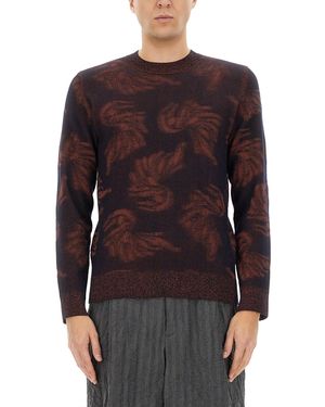 Dries Van Noten Maglia Jacquard - Rosso