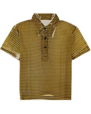 Maison Margiela Polo Con Stampa - Green