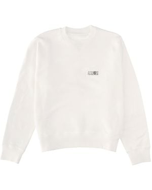 MM6 by Maison Margiela Sweatshirt With Logo - White